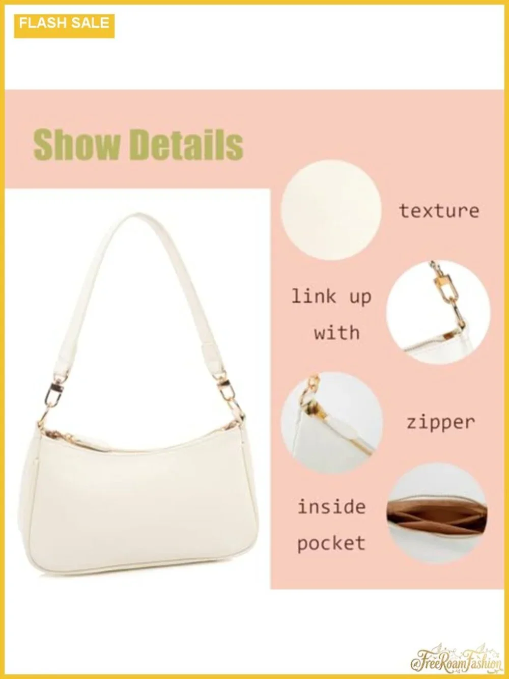 Vintage Retro Small Hobo Crossbody Purse Faux Leather Zipper Clutch Handbag